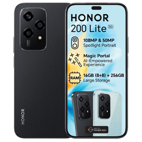 HONOR 200 Lite 256GB 5G + Telkom FlexOn – Mobi Warehouse