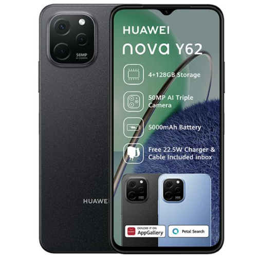 2X Huawei Nova Y62 128GB + 2X Vodacom Airtime Sims